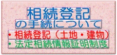 相続登記の手続について