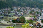 白川郷合掌造り集落全景の画像その4