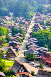 白川郷合掌造り集落全景の画像その8