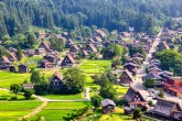 白川郷合掌造り集落全景の画像その8