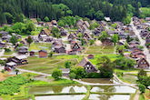 白川郷合掌造り集落全景の画像その2