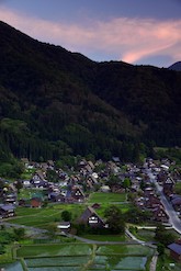 白川郷合掌造り集落全景の画像その3