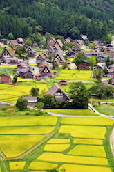 白川郷合掌造り集落全景の画像その7