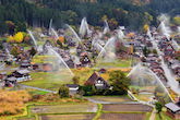 白川郷合掌造り集落全景の画像その10