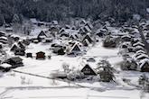 白川郷合掌造り集落全景の画像その14