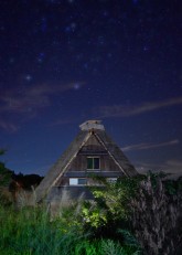 夏の合掌造り
