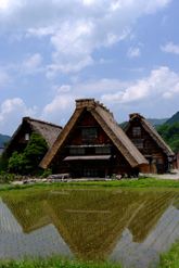 白川郷合掌造り建物の画像その4