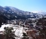 荻町城跡展望台からの初春の眺め