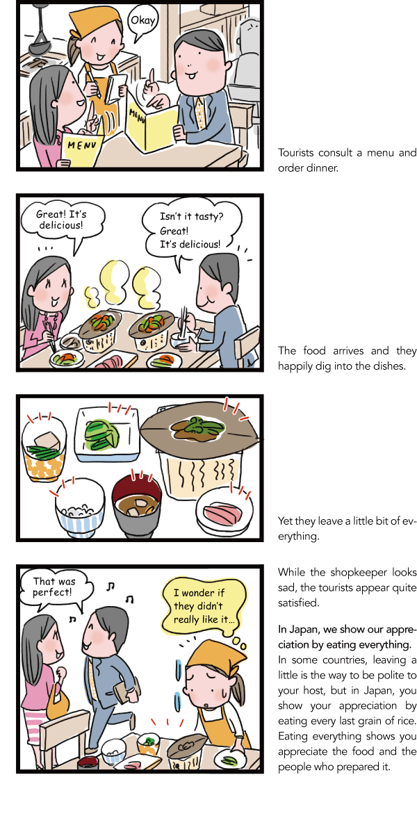 How to show you appreciate a meal in Japan_1