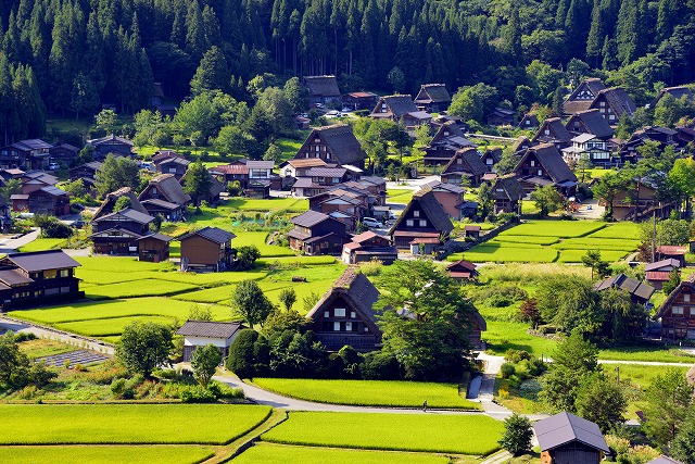 白川郷全景